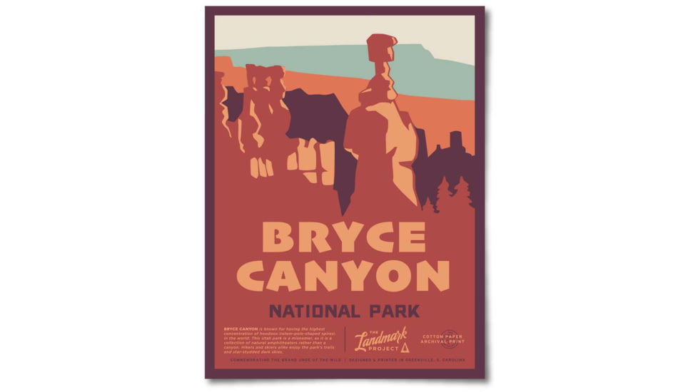The Landmark Project Bryce Canyon National Park Posters, bryce-canyon-poster