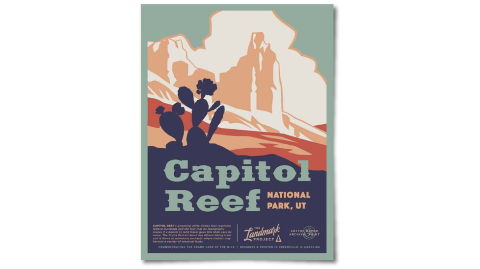 The Landmark Project Capitol Reef National Park Posters, capitol-reef-poster