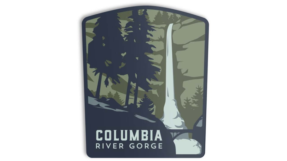 The Landmark Project Columbia River Gorge Stickers, columbia-riv-gorge-sticker
