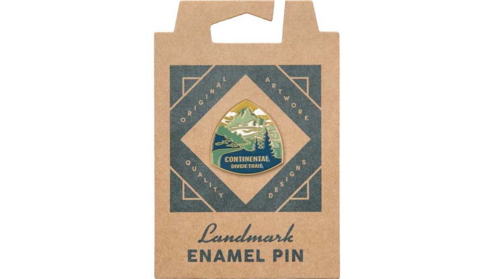 The Landmark Project Continental Divide Trail Enamel Pins, contdividetrailenamelpin