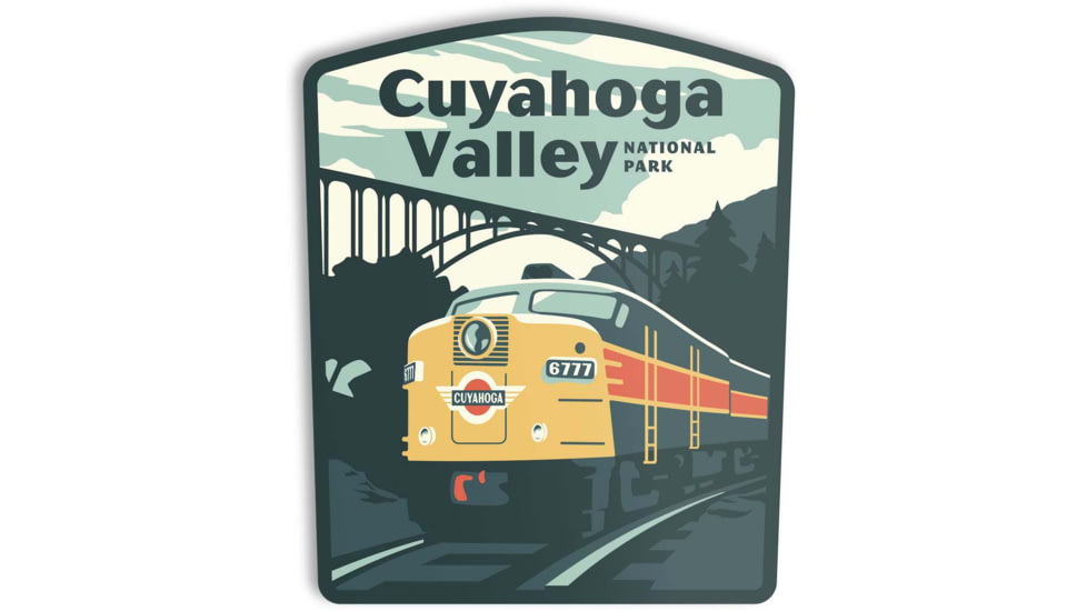 The Landmark Project Cuyahoga Valley National Park Stickers, cuyahoga-valley-sticker