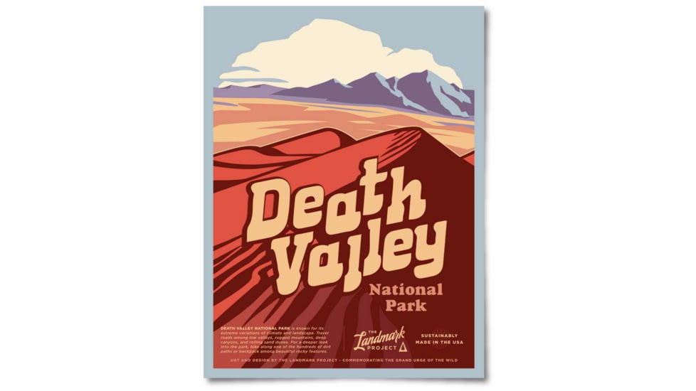 The Landmark Project Death Valley National Park Posters, death-valley-nat-park-post