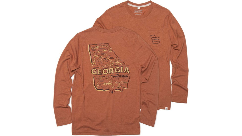 The Landmark Project Explore Georgia Pocket Tee, Long Sleeve, explore-georgia-ls-tee