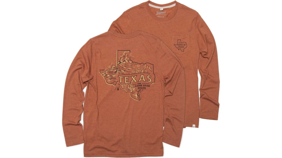 The Landmark Project Explore Texas Pocket Tee, Long Sleeve, explore-texas-ls-tee