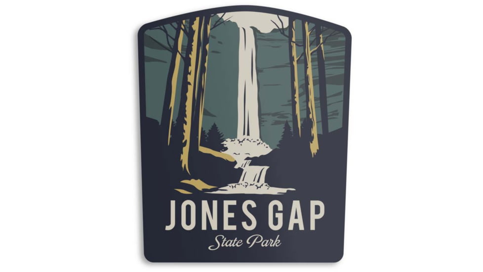 The Landmark Project Jones Gap State Park Stickers, jones-gap-sticker