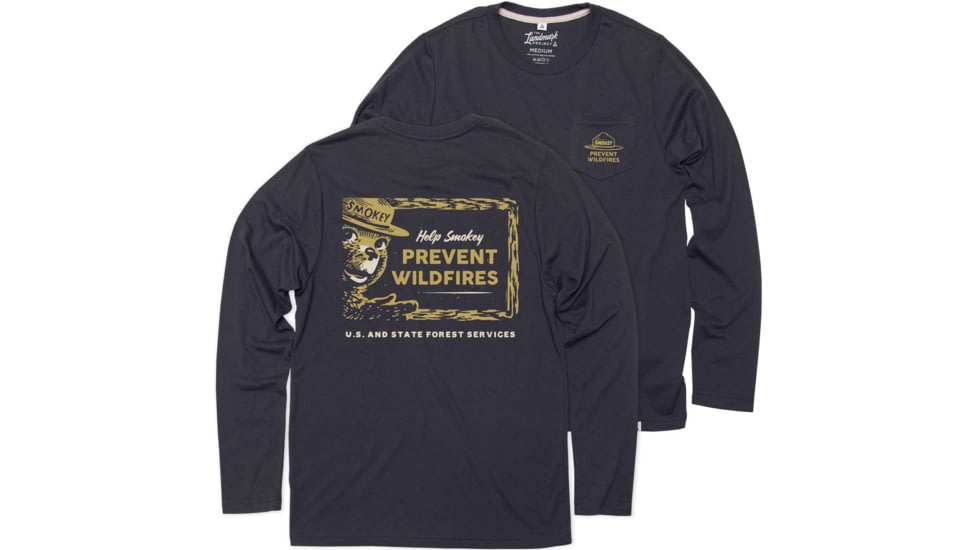 The Landmark Project Lessons From Smokey Pocket Tee, Long Sleeve, lessfromsmokeyunilspcktee