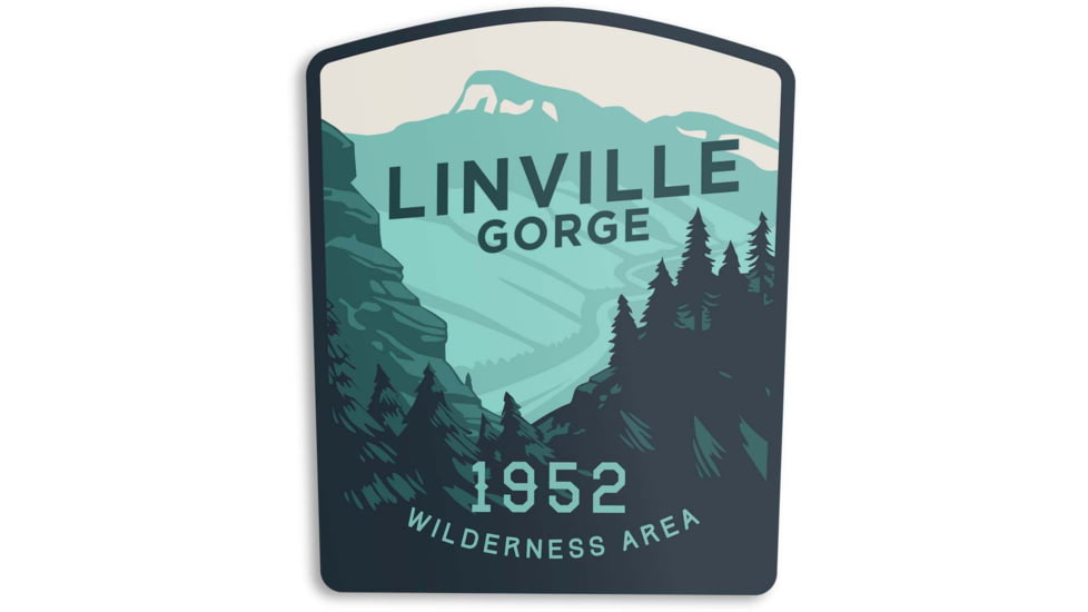 The Landmark Project Linville Gorge Stickers, linville-gorge-sticker