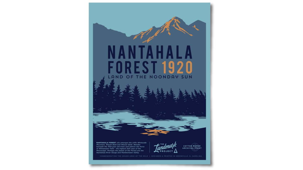 The Landmark Project Nantahala Forest Posters, nantahala-frst-post