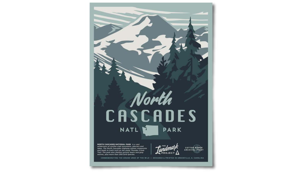 The Landmark Project North Cascades National Park Posters, copyofnantahalafrstpost