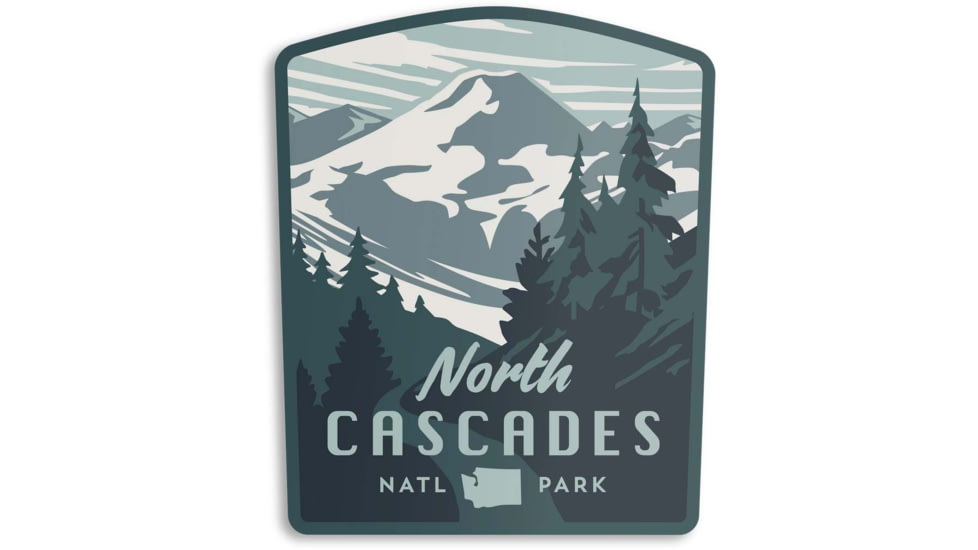 The Landmark Project North Cascades National Park Stickers, north-cascades-sticker
