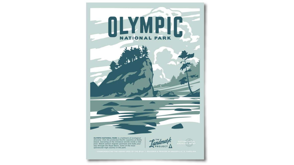 The Landmark Project Olympic National Park Posters, olympic-nat-park-post