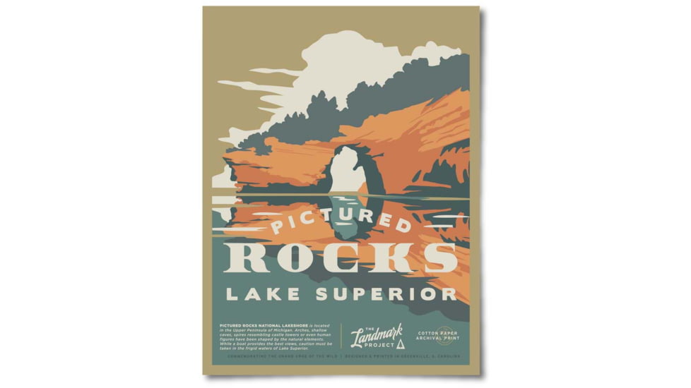 The Landmark Project Pictured Rocks - Posters, pictured-rocks-poster