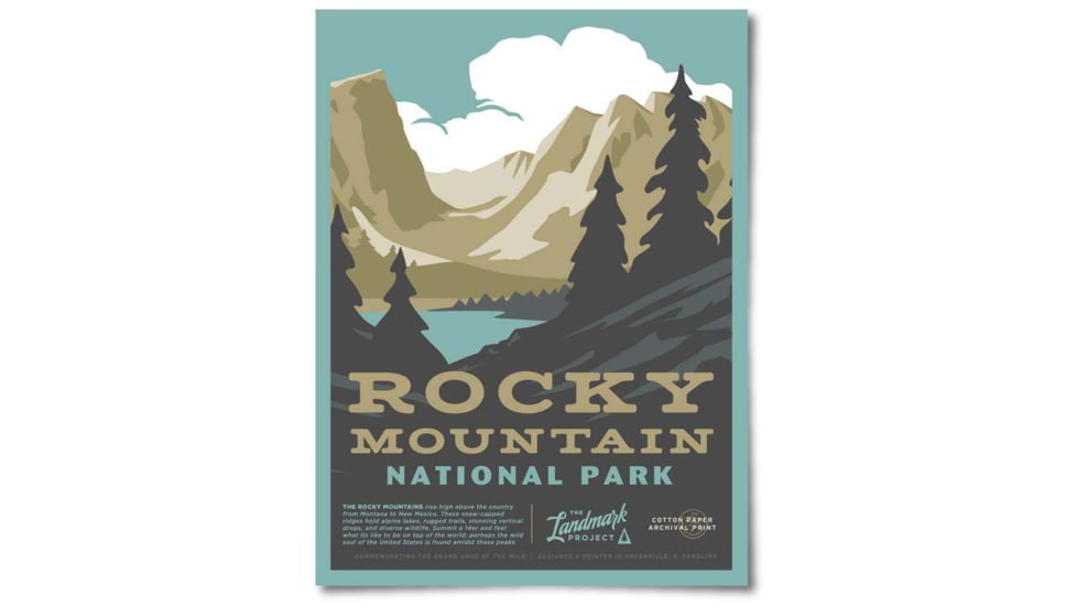 The Landmark Project Rocky Mountain National Park Posters, rocky-mountains-poster