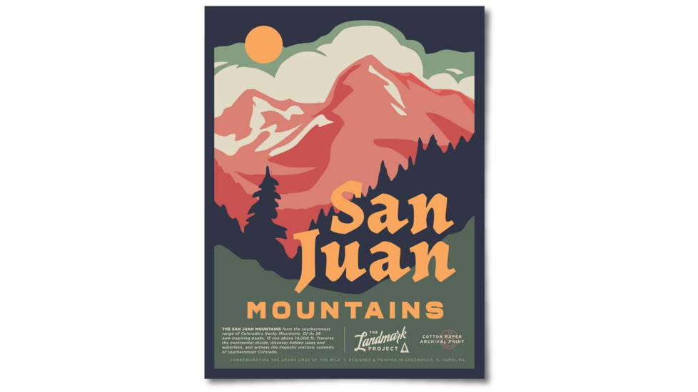 The Landmark Project San Juan Mountains Posters, san-juan-mountains-poster