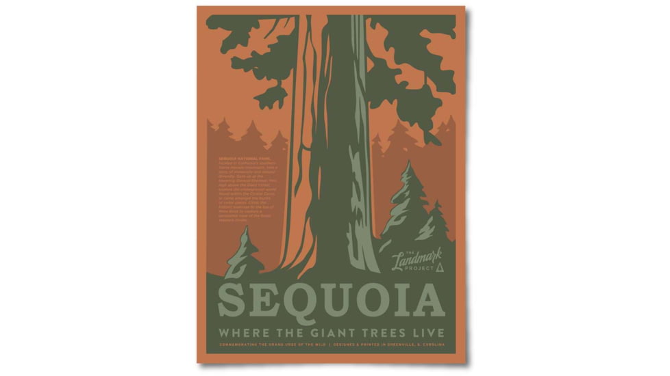 The Landmark Project Sequoia National Park Posters, sequoia-nat-park-post