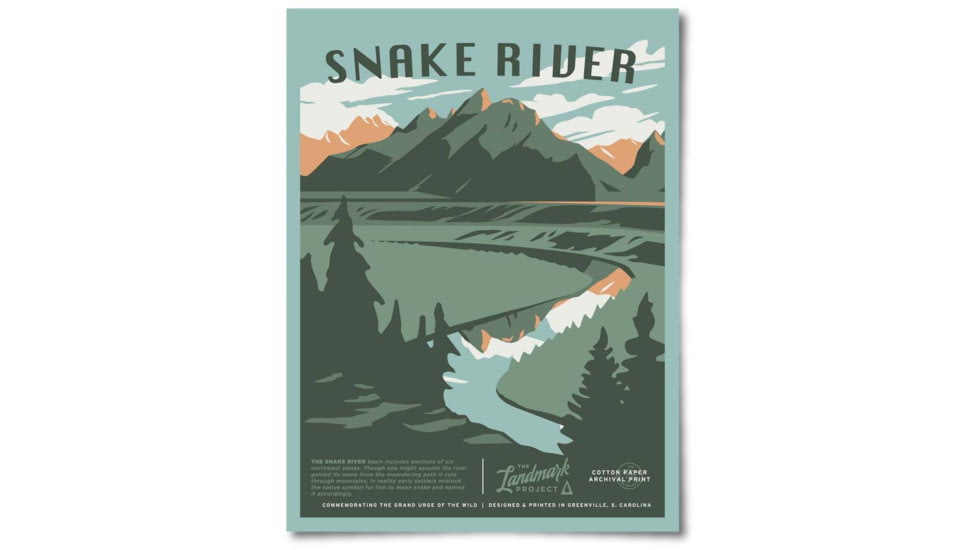 The Landmark Project Snake River Posters, snake-riv-poster