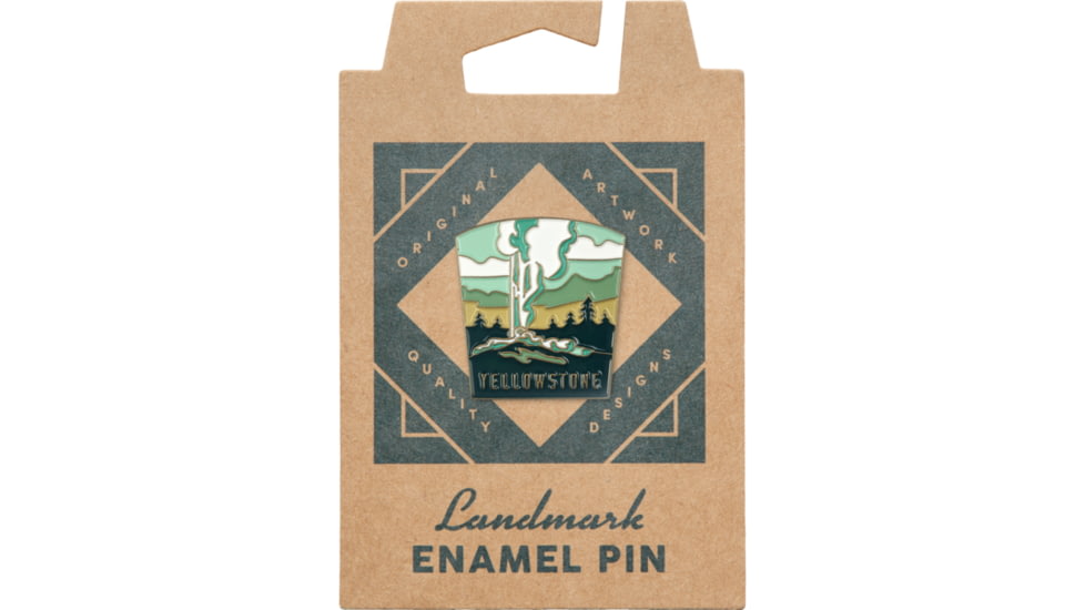 The Landmark Project Yellowstone National Park Enamel Pins, yellowstone-enamel-pin