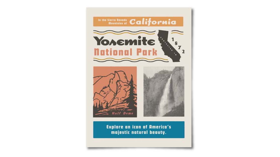The Landmark Project Yosemite Collage Posters, yosemite-collage-poster