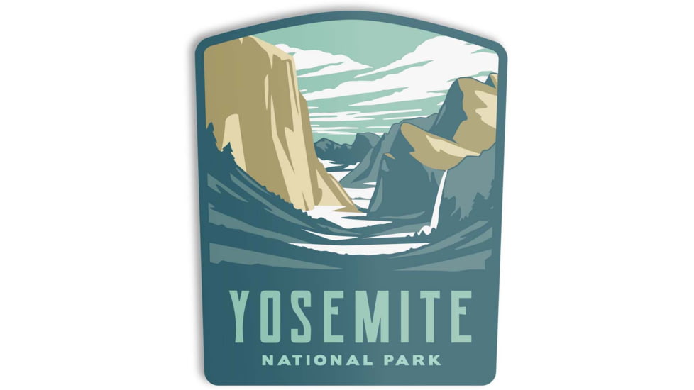 The Landmark Project Yosemite National Park Stickers, yosemite-nat-park-sticker