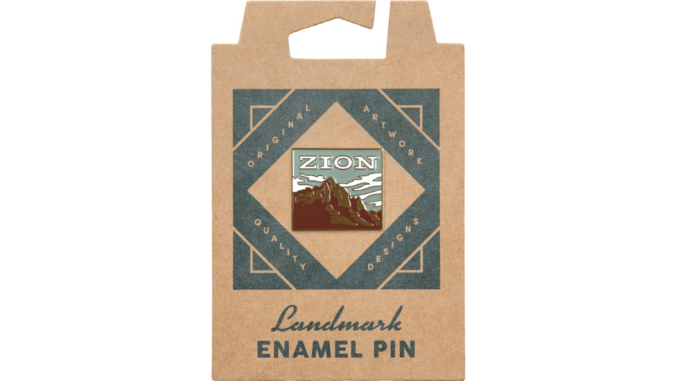 The Landmark Project Zion National Park Enamel Pins, zion-enamel-pin