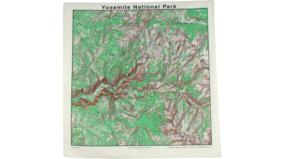 The Printed Image Glacier National Park Topo Ban 522