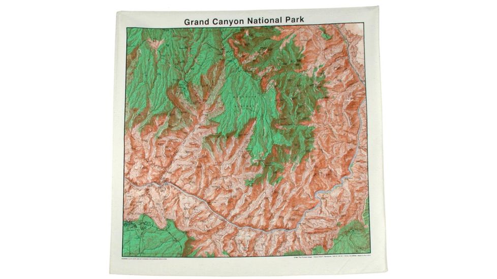 The Printed Image Glacier National Park Topo Ban 522