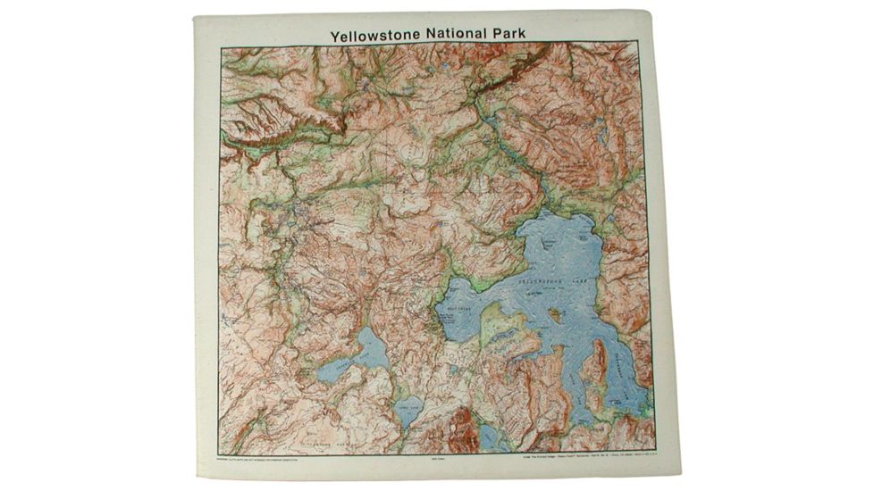 The Printed Image Yellowstone Topo Bandana 526