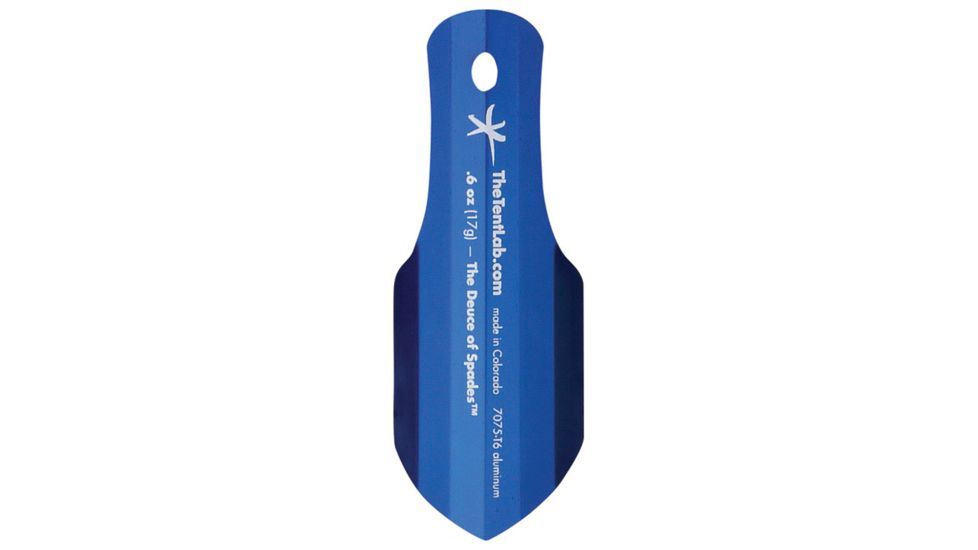 The TentLab Deuce Of Spades Trowel Blue DoS-B-6107