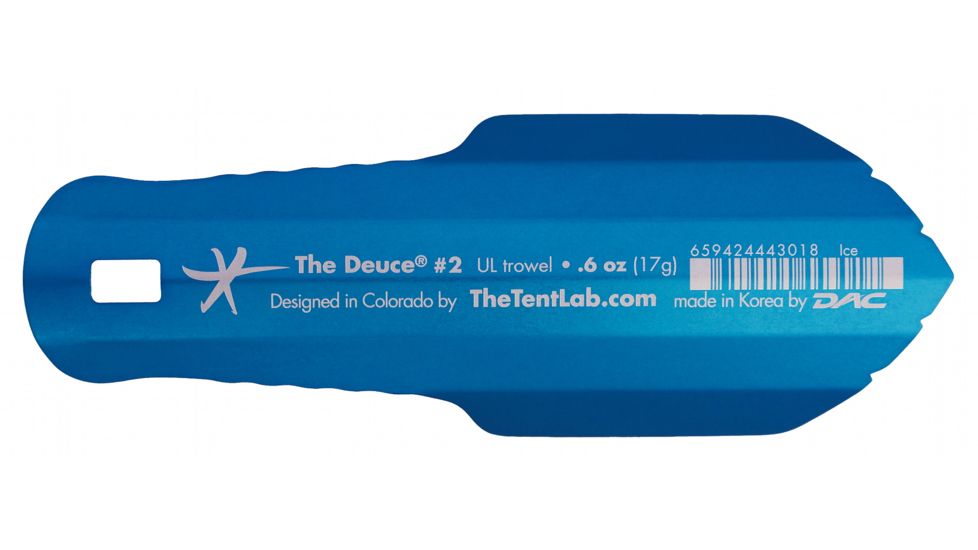 The TentLab The Deuce #2 UL Trowel, Ice, 2 D-I-3018