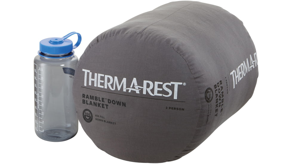 Therm-a-Rest Ramble Down Blanket, Double, Eclipse Blue, 10810