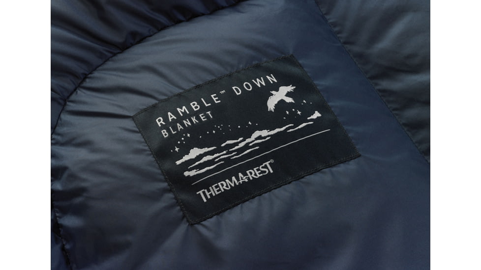 Therm-a-Rest Ramble Down Blanket, Double, Eclipse Blue, 10810