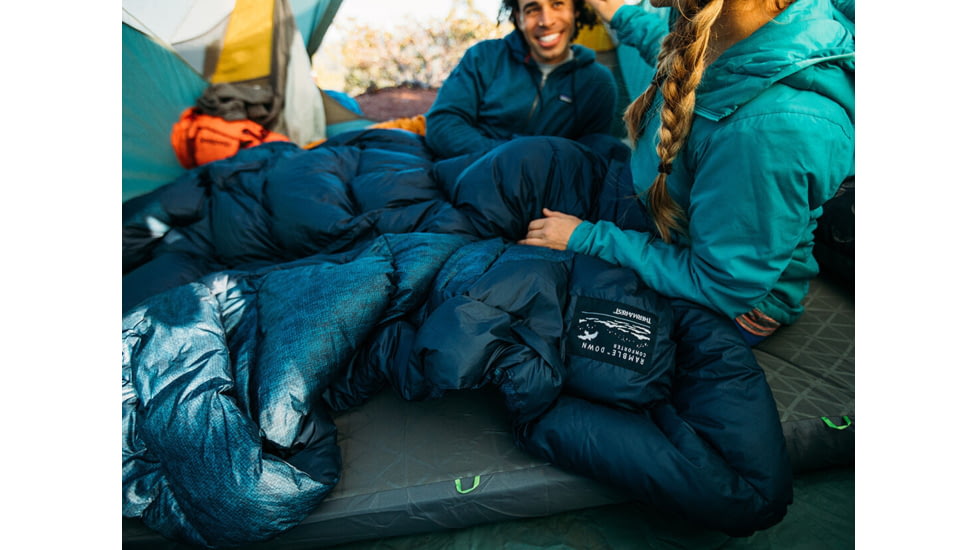 Therm-a-Rest Ramble Down Blanket, Double, Eclipse Blue, 10810