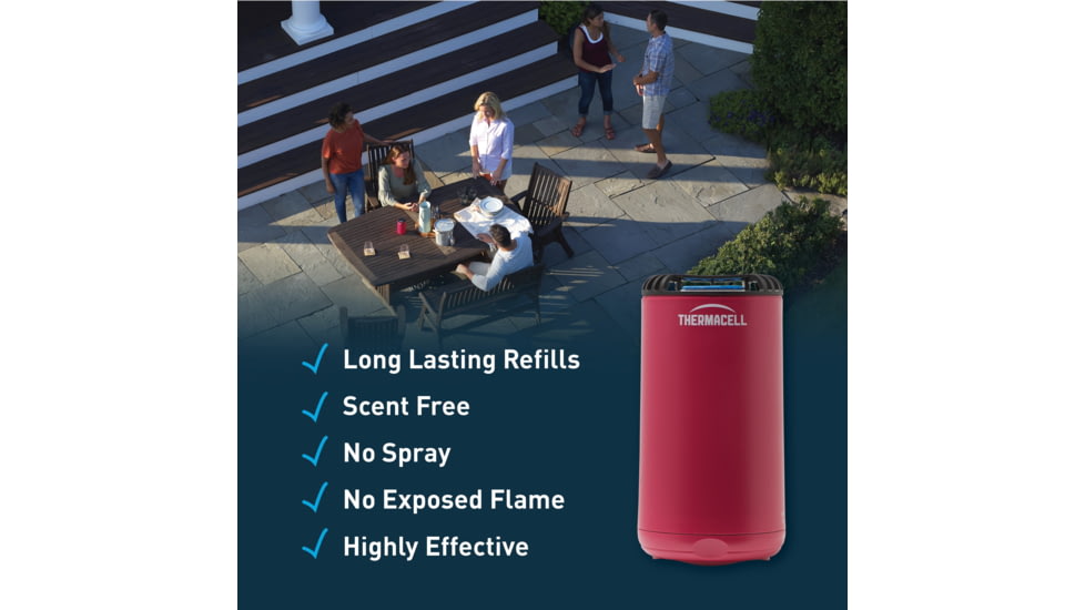Thermacell Patio Shield Mosquito Repeller, Magenta, MRPSPMA