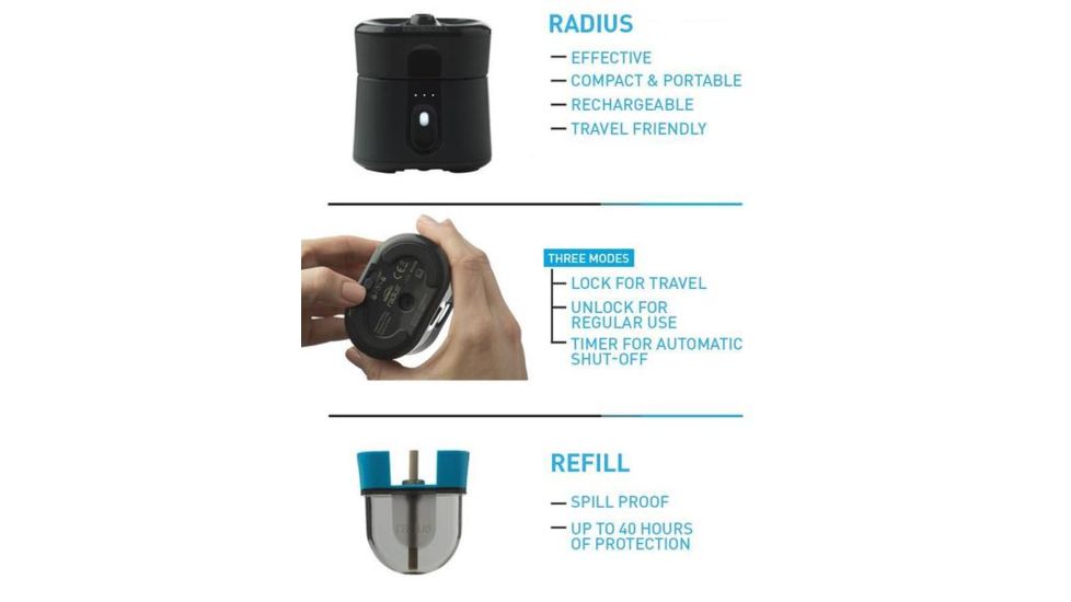ThermaCELL Radius Zone Mosquito Repellent, Black LD32C