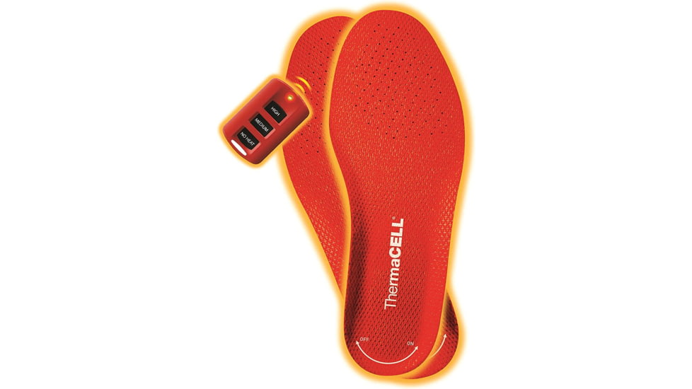 ThermaCELL Rechargeable Heated Insoles - Large - Mens 7.5-9/Womens 8.5-10, THS01L