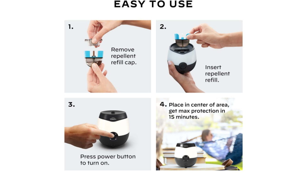 THER EL55 LIGHTED RECHARGEABLE MOS REPELLER