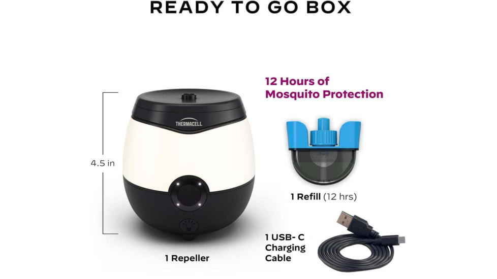 THER EL55 LIGHTED RECHARGEABLE MOS REPELLER