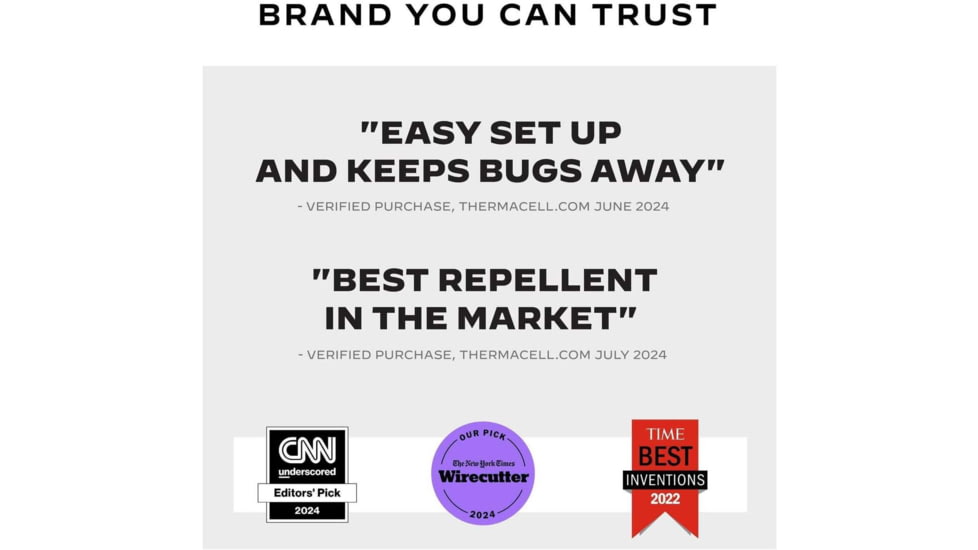 THER EL55 LIGHTED RECHARGEABLE MOS REPELLER