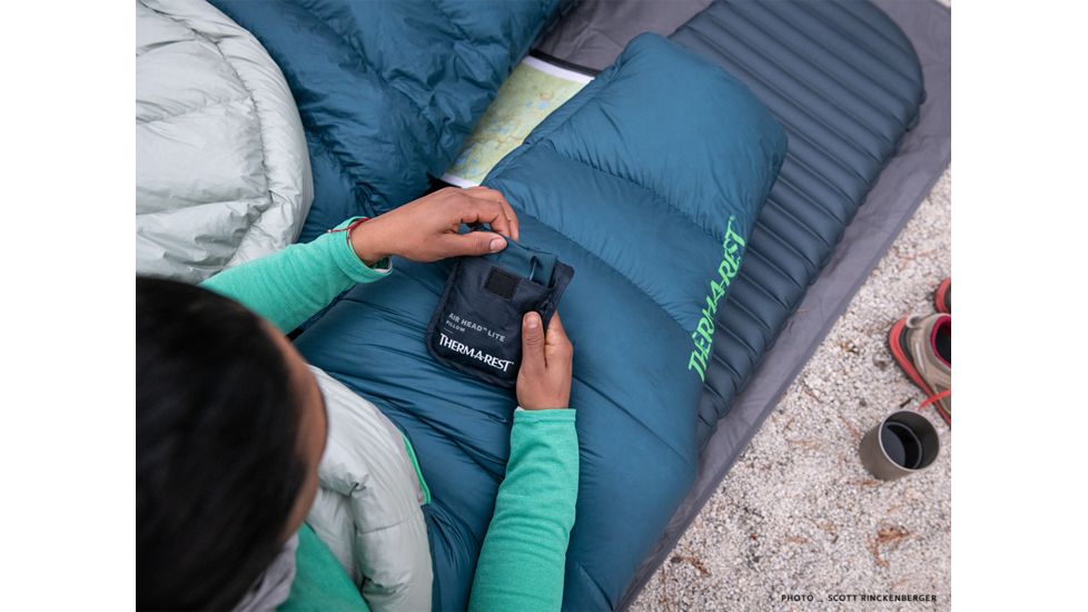 Therm-a-Rest Air Head Lite Pillow, Blue Pacific, 10952