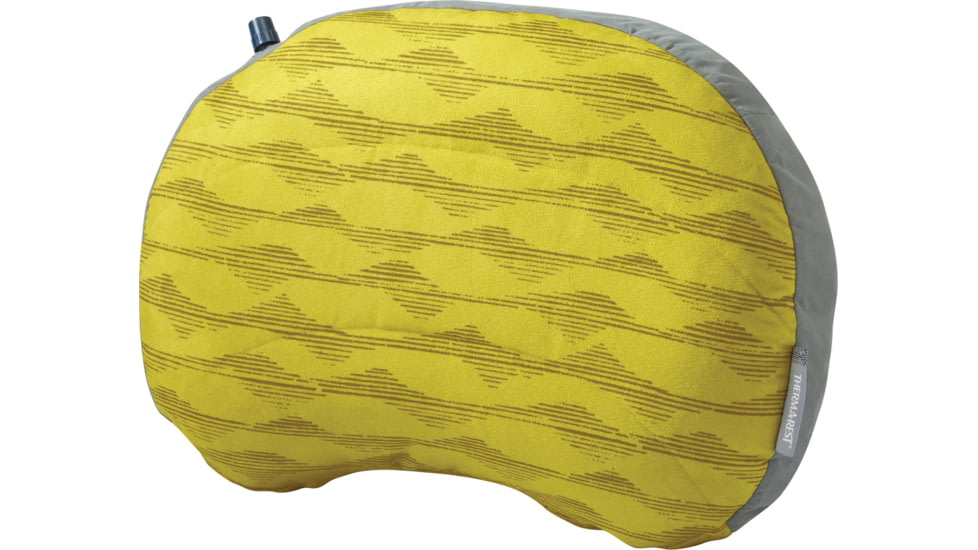 Therm-a-Rest Air Head Pillow, Yellow Mountains, Large, 14236