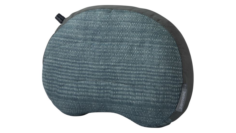 Therm-a-Rest Air Head Pillow, Large, Blue Woven Dot, 13186