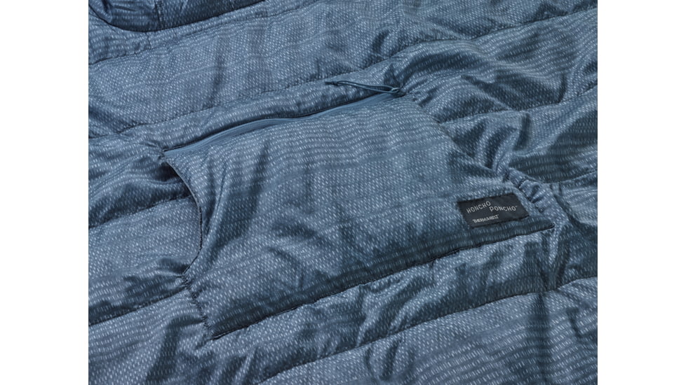 Therm-a-Rest Honcho Poncho, Blue Woven Print, 11417