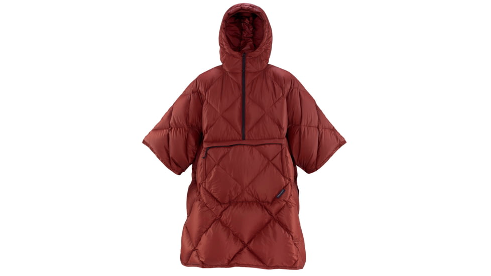 Therm-a-Rest Honcho Poncho Down Poncho, Burgundy, 11603