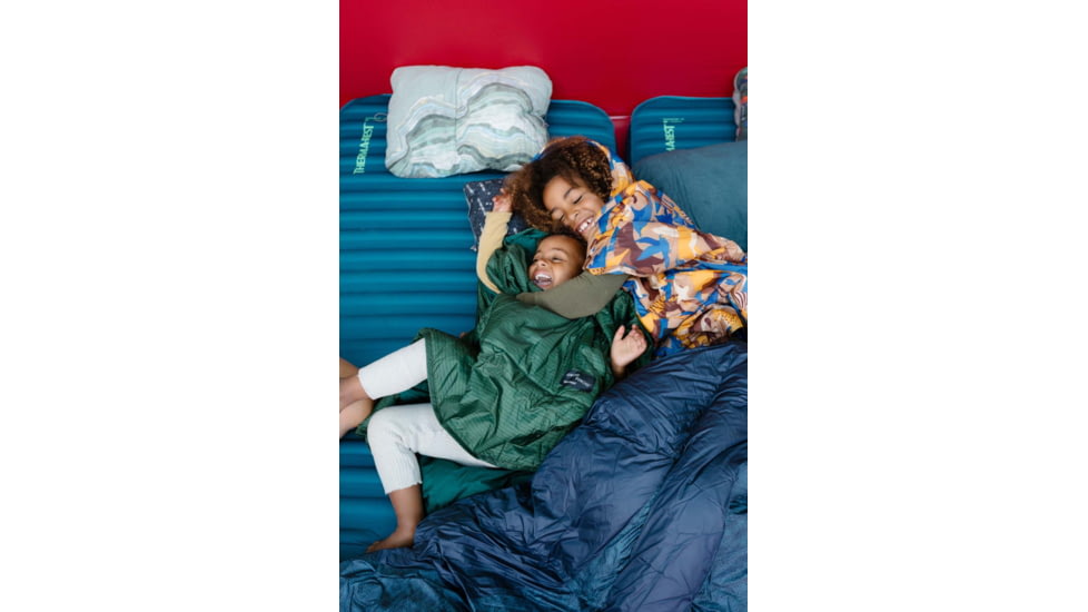 Therm-a-Rest Honcho Poncho - Kids, Green Print, 5-10 year, 13855