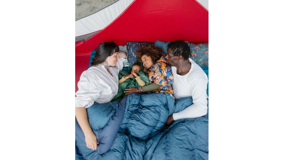 Therm-a-Rest Honcho Poncho - Kids, Green Print, 5-10 year, 13855