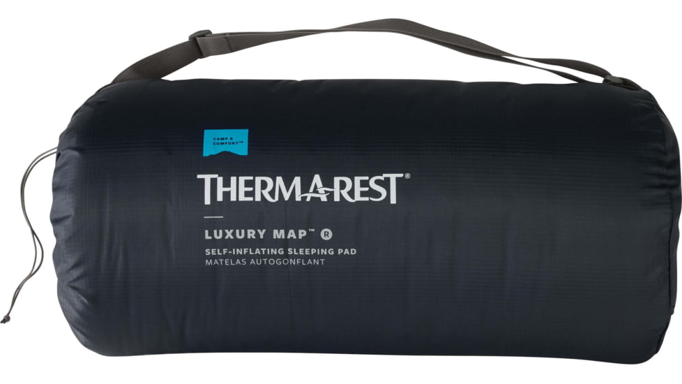 Therm-a-Rest LuxuryMap Sleeping Bag, Poseidon Blue, Regular, 13278