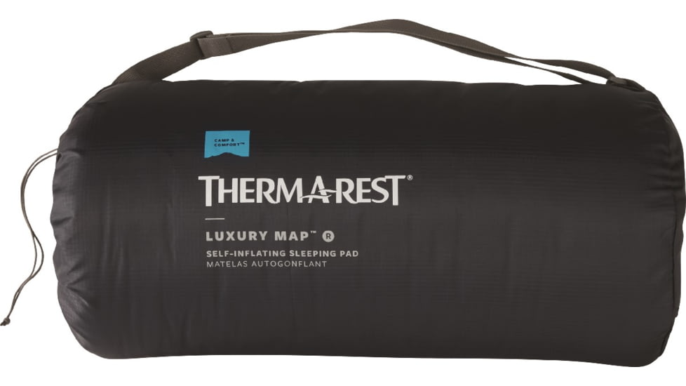 Therm-a-Rest LuxuryMap Sleeping Pad, Poseidon Blue, Regular, 14027