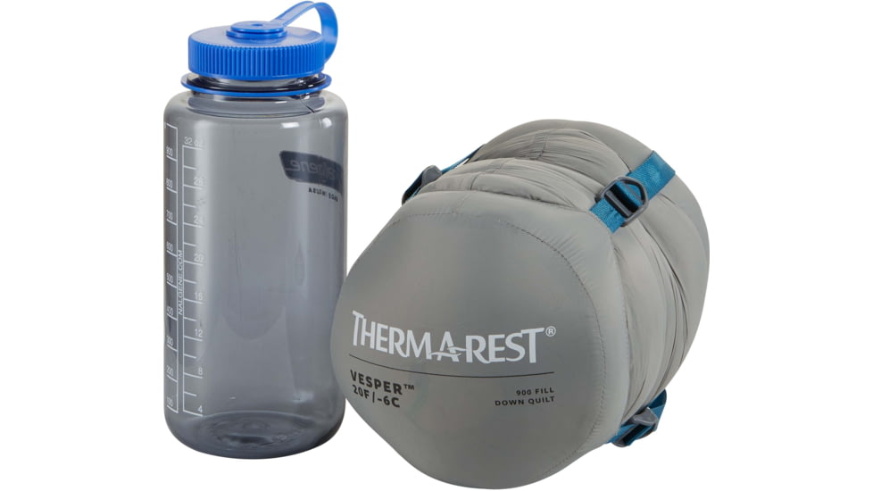 Therm-a-Rest Vesper 20F/-6C Quilt Sleeping Bag, Regular, Vapor, 10703