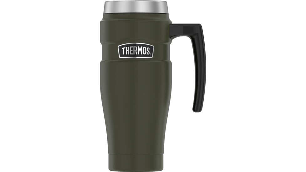 Thermos 16oz Stainless Steel Travel Mug - Matte Army Green - 7 Hours Hot/18 Hours Cold 78930