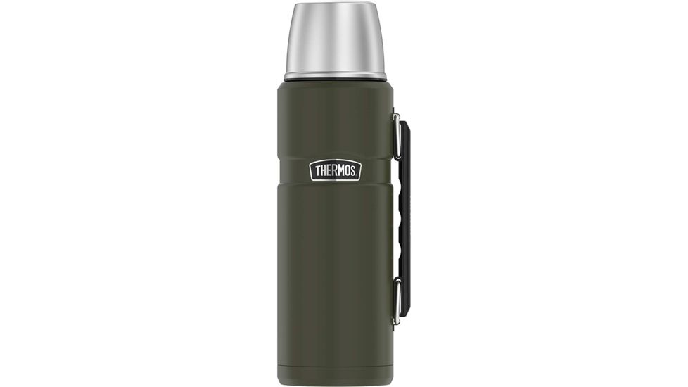 Thermos King Beverage Bottle 40oz - Stainless Steel/Matte Army Green 74652